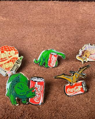 Raro Set Pin Centenario Coca-Cola Vintage Anni '80