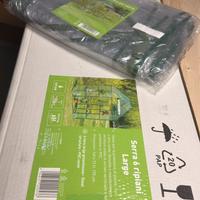 Serra piante da giardino/terrazzo con doppio telo