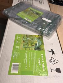 Serra piante da giardino/terrazzo con doppio telo