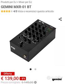 mixer gemini mxr-01BT