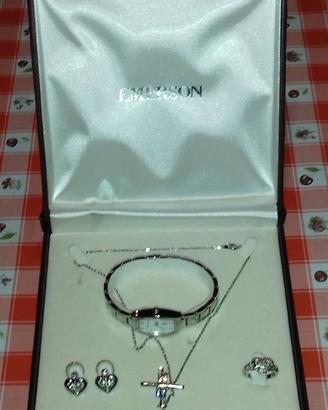 Set orologio, anello, orecchini e collana EMERSON