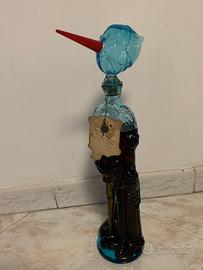 BOTTIGLIA IN VETRO LIQUORE PINOCCHIO COLLODI