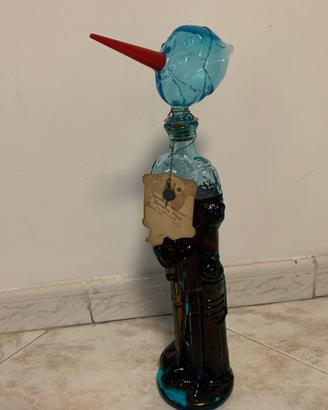 BOTTIGLIA IN VETRO LIQUORE PINOCCHIO COLLODI