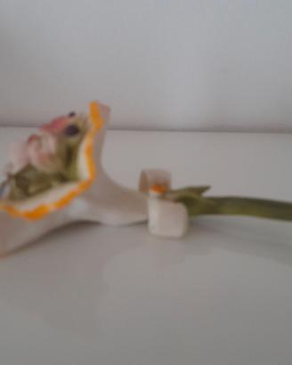 Bouquet Floreale Piccolo Capodimonte Ceramica Arti