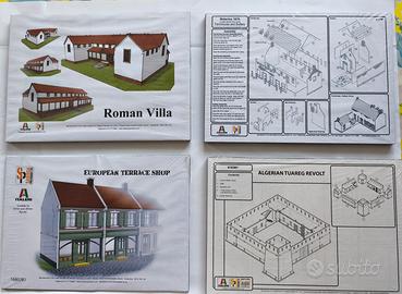 4 KIT EDIFICI STORICI 1 :72  ITALERI 
