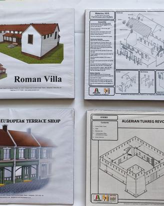 4 KIT EDIFICI STORICI 1 :72  ITALERI 