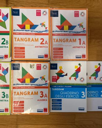 libri scolastici Matematica Tangram Medie 2ab+quad