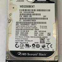 Hard Disk WD Scorpio Black 320GB 7200rpm SATA/USB