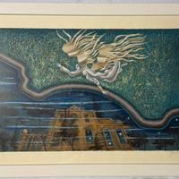 Quadro Enrico Benaglia misura 50×70 sempre in volo