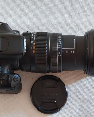 Reflex Canon 550D + Sigma 17-70mm f/2.8 +accessori
