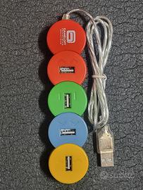 🔌 Multiporta Hub USB Gameloft con Quattro Porte