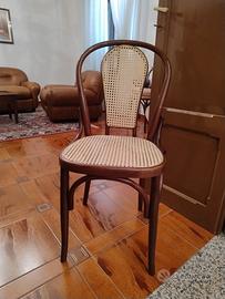 Set 6 Sedie vintage stile Thonet 
