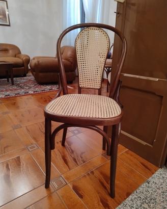 Set 6 Sedie vintage stile Thonet 