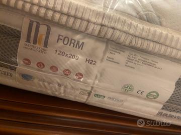 Due materassi in memory foam da una piazza e mezza