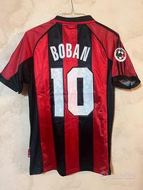 Maglia Milan Boban 98/99 Adidas Serie A calcio tgL