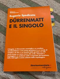 Dürrenmatt e il Singolo di Eugenio Spedicato