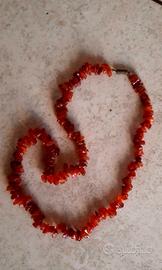 COLLANA PIETRE DI CORNIOLA