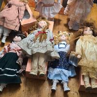 set bambole in porcellana 