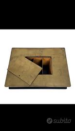 Ebonized Wood Coffee Table Attributed tWilly Rizzo