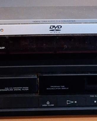 Lettore dvd Panasonic + Lettore cd Sony