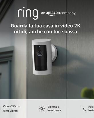 Ring Videocamera esterna Plus a batteria