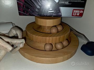 Gioco gatto gatti palline legno