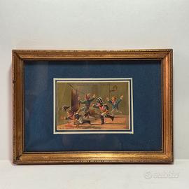 Cromolitografia pubblicitaria Chocolaterie Angevin