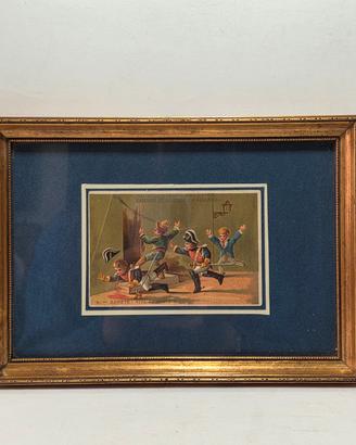 Cromolitografia pubblicitaria Chocolaterie Angevin