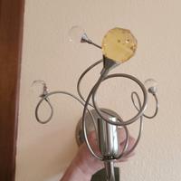 Applique moderna in cristallo acrilico 