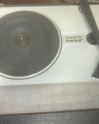 OGGETTO VINTAGE Giradischi a valvola Nuova Faro