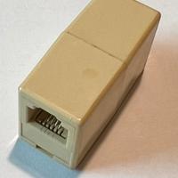 Raccordo accopiat. telefonico RJ11 femmina/femmina