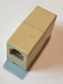 Raccordo accopiat. telefonico RJ11 femmina/femmina