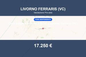 Immobile in asta di 223 m² a Livorno Ferraris