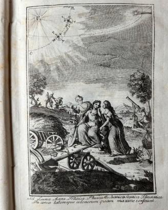 Illustrato fasi lunari agricoltura antichissimo