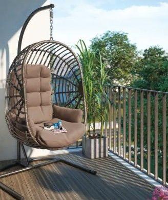 Sedia dondolo da giardino