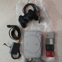 Playstation one con 3 giochi