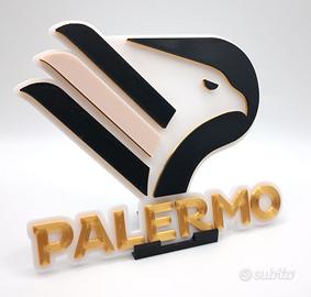 Stemma Palermo FC Serie B Scudetto Logo Squadre 3D