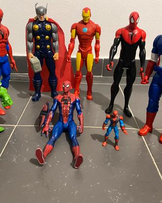 Personaggi spiderman,thor,hulk