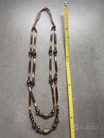 Collana in legno