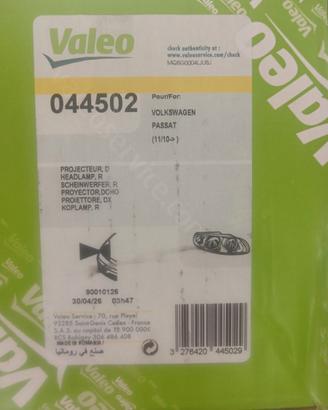 Faro dx passat B7 2010/2014