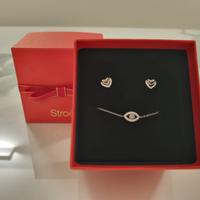 Bracciale  occhio silver moments argento rodiato