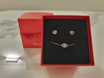 Bracciale  occhio silver moments argento rodiato