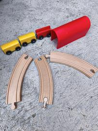 pista treno Ikea legno 