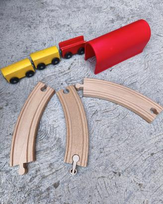 pista treno Ikea legno 