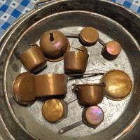 Giochi antichi, pentoline in rame