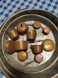 Giochi antichi, pentoline in rame