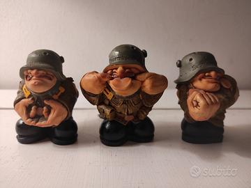 Statuine Sturmtruppen resina  3 personaggi