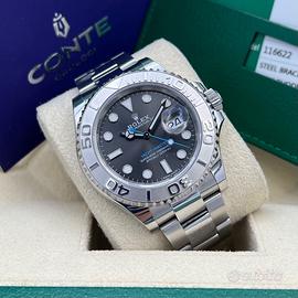 ◻️ ROLEX YACHT-MASTER RHODIUM REF.116622 ANNO 2018