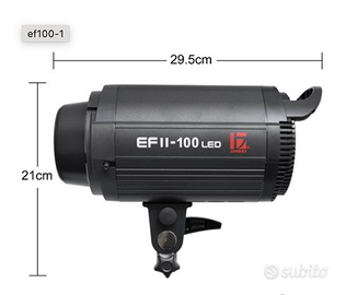 2 x LUCE LED FLASH Jinbei EF 100 II Monoblock