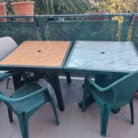 tavoli con sedie